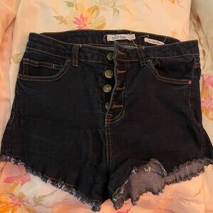 Wild Blue Button fly Cutoff shorts